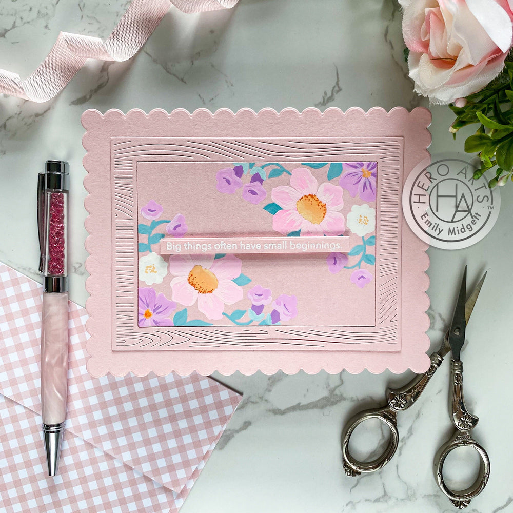 Hero Arts Scalloped Rectangles Infinity Nesting Dies