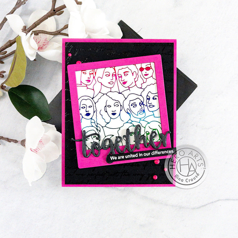 Hero Arts Journaling Photo Frame Infinity Nesting Dies