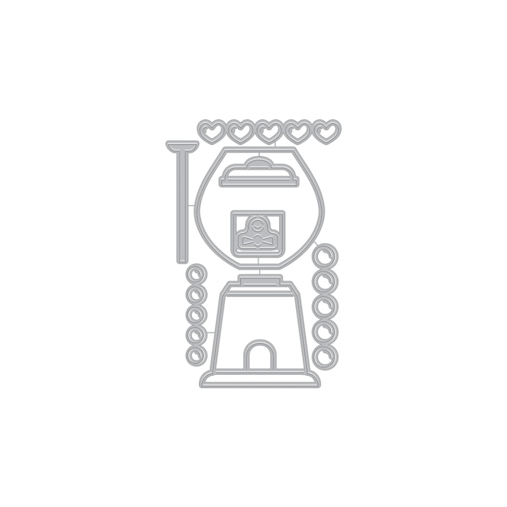 Hero Arts Gumball Machine Fancy Dies