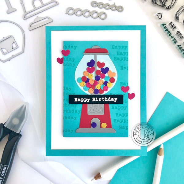 Hero Arts Gumball Machine Fancy Dies