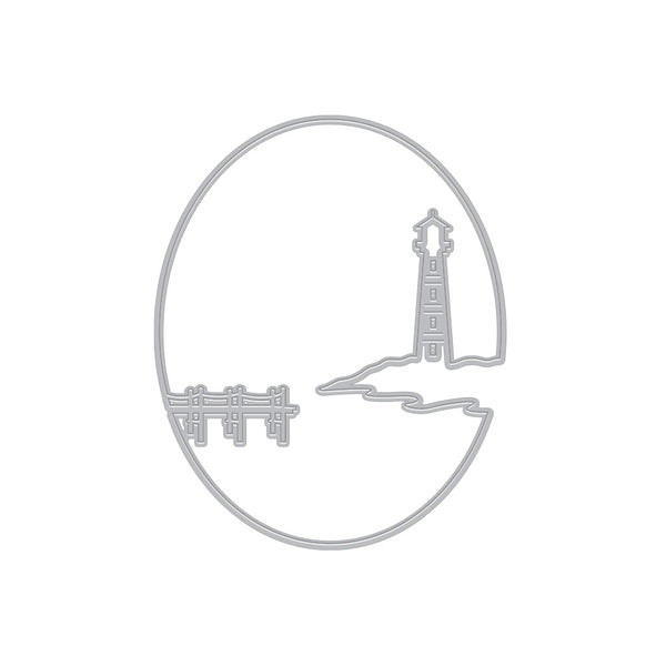 Hero Arts Lighthouse Window Dies
