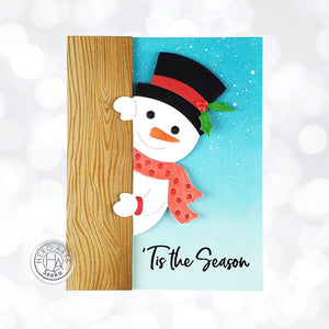 Hero Arts Peeking Snowman Dies