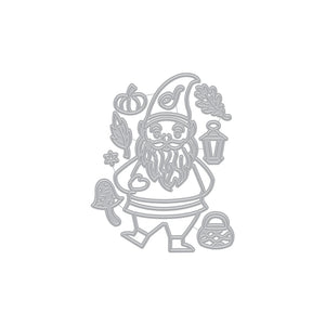 Hero Arts Fall Gnome Fancy Dies