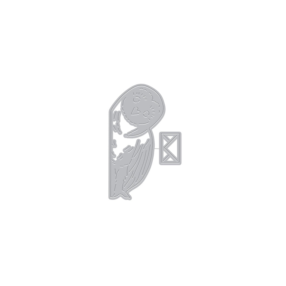 Hero Arts Peeking Owl Fancy Dies