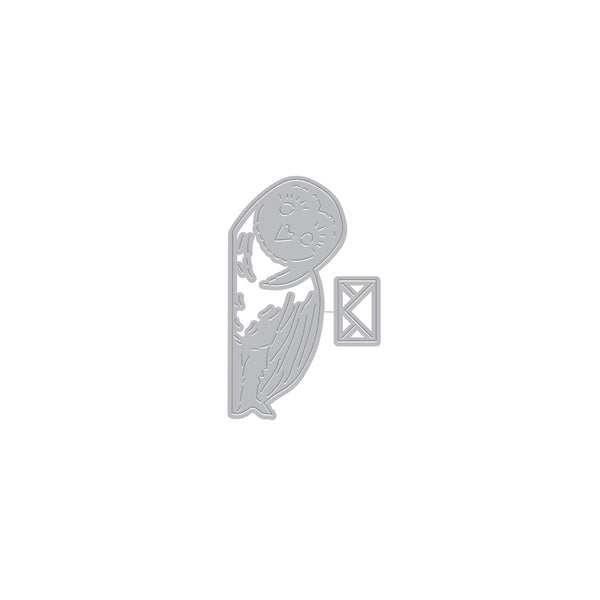 Hero Arts Peeking Owl Fancy Dies