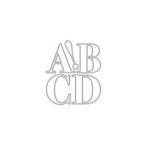 Hero Arts Letter A-D Fancy Dies