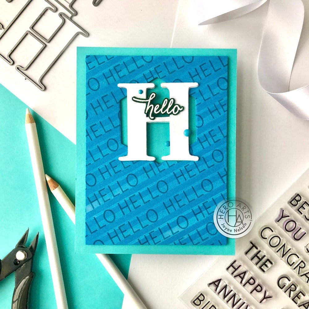 Hero Arts Letter E-I Fancy Dies