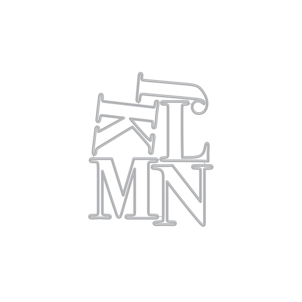 Hero Arts Letter J-N Fancy Dies