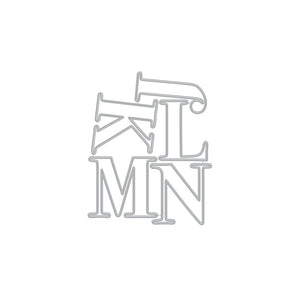 Hero Arts Letter J-N Fancy Dies