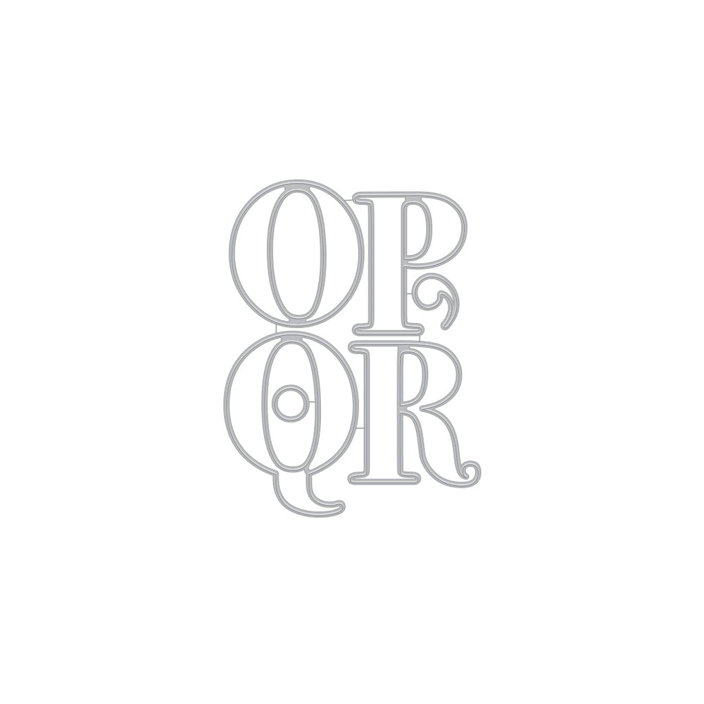 Hero Arts Letter O-R Fancy Dies