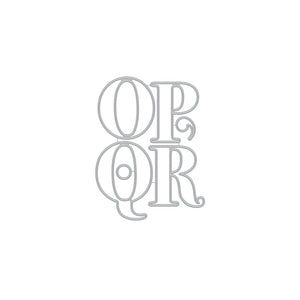 Hero Arts Letter O-R Fancy Dies