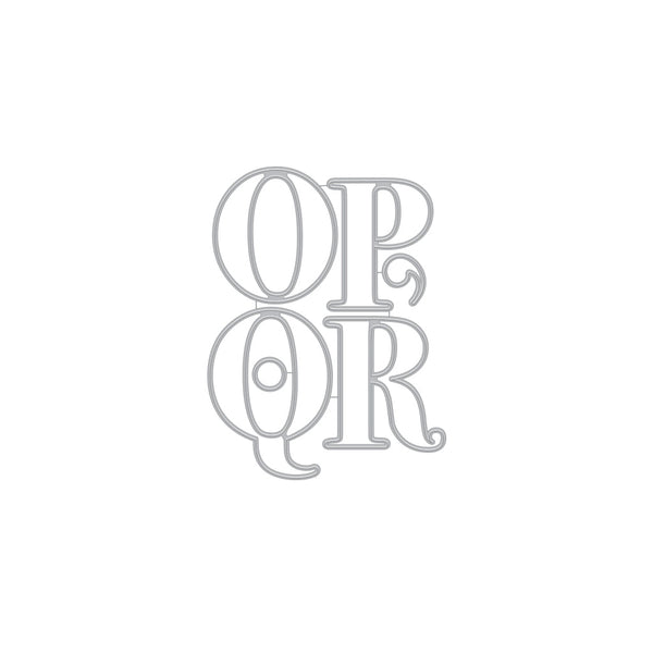 Hero Arts Letter O-R Fancy Dies
