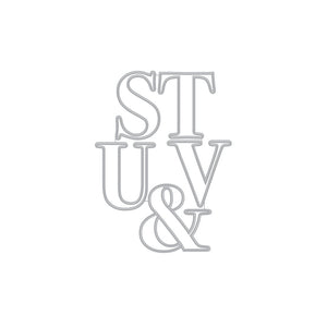 Hero Arts Letter S-V Fancy Dies