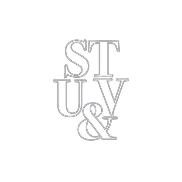 Hero Arts Letter S-V Fancy Dies