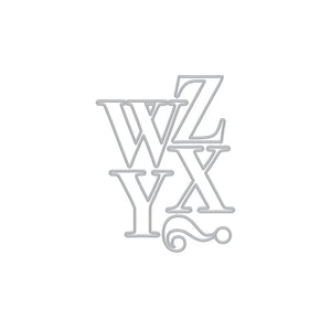 Hero Arts Letter W-Z Fancy Dies