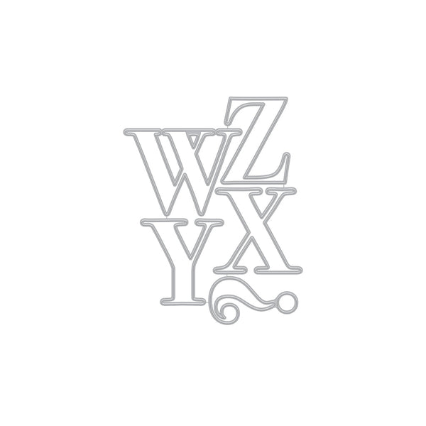 Hero Arts Letter W-Z Fancy Dies