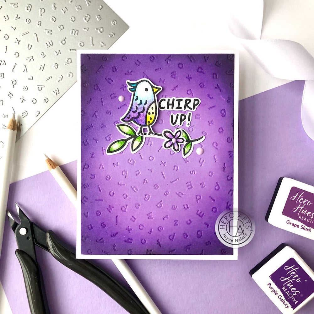 Hero Arts Alphabet Embossing Plate