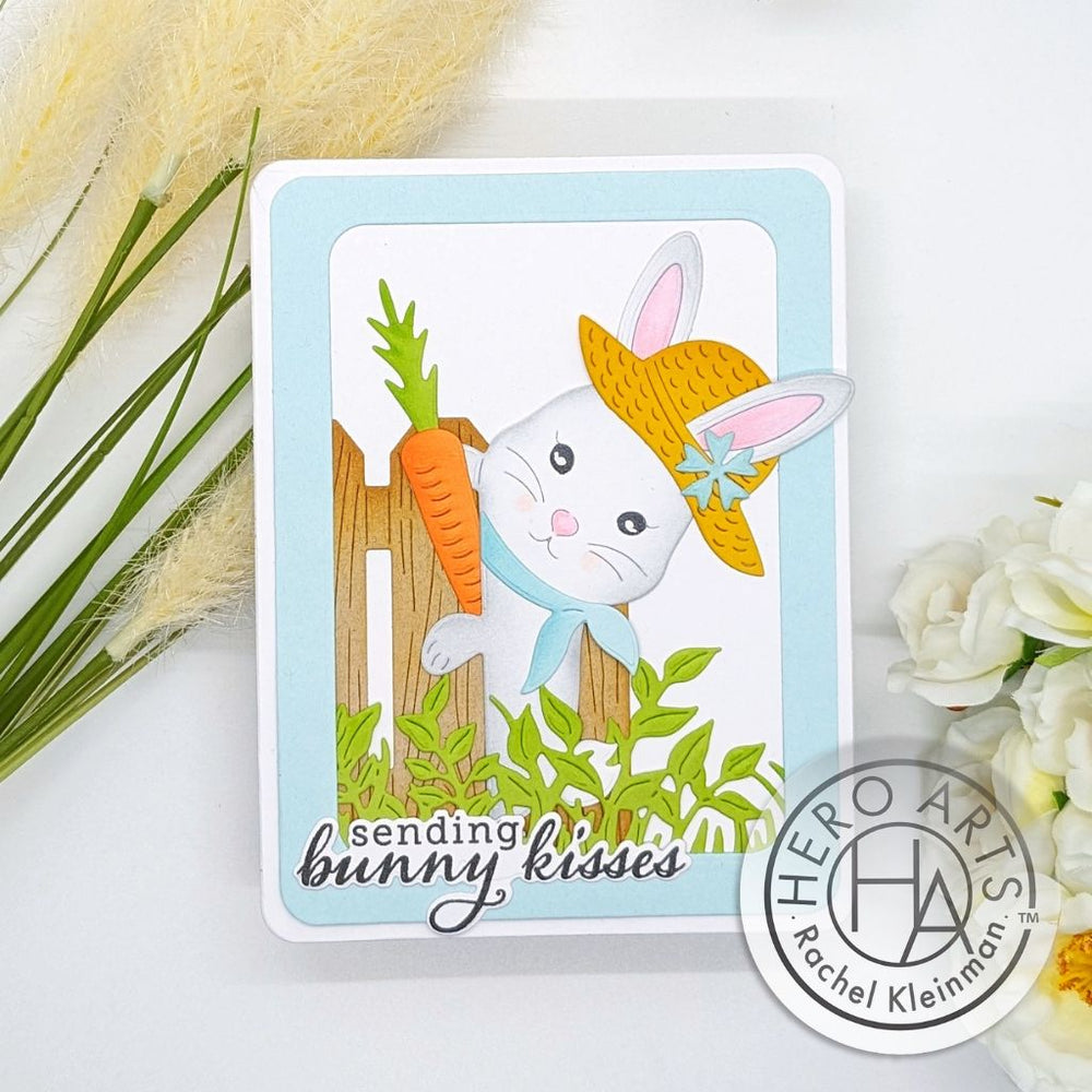 Hero Arts Peeking Bunny Fancy Dies