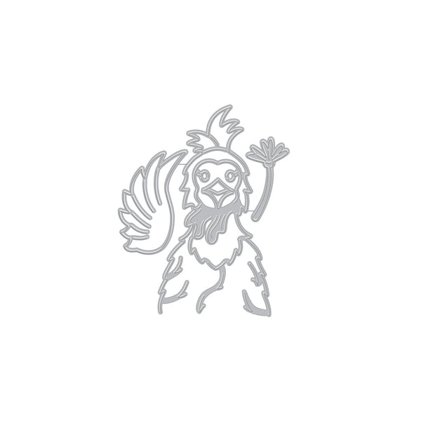 Hero Arts Peeking Chicken Fancy Dies