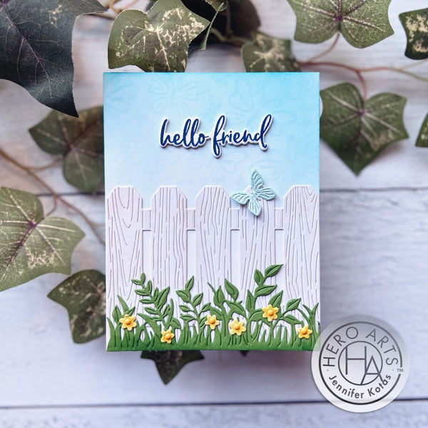 Hero Arts Wood Fence Fancy Dies