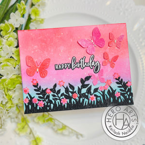 Hero Arts Butterfly Foliage Fancy Dies