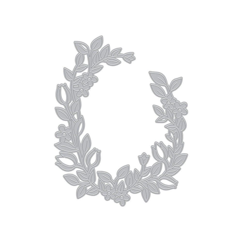 Hero Arts Floral Wreath Fancy Dies