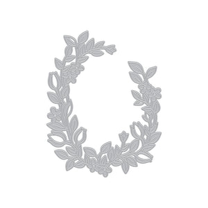 Hero Arts Floral Wreath Fancy Dies