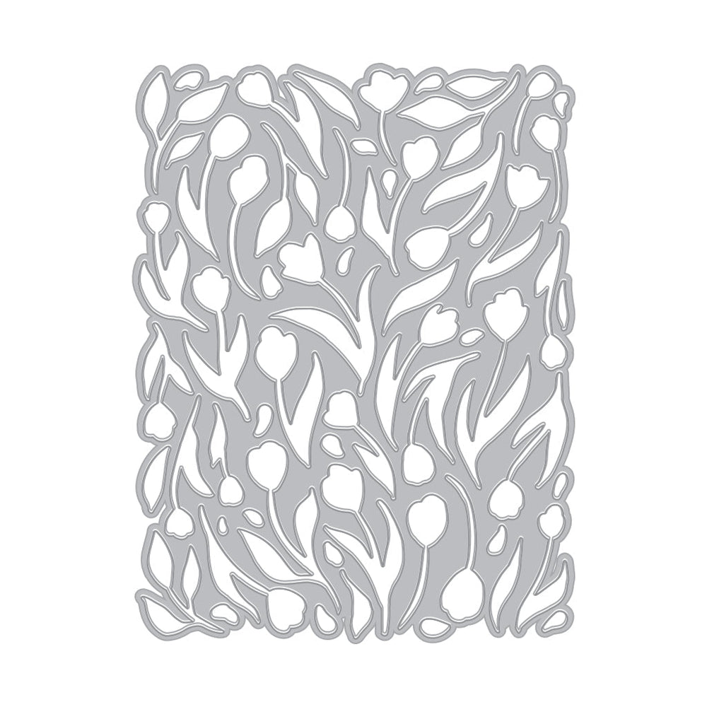 Hero Arts Tulip Pattern Cover Plate Dies