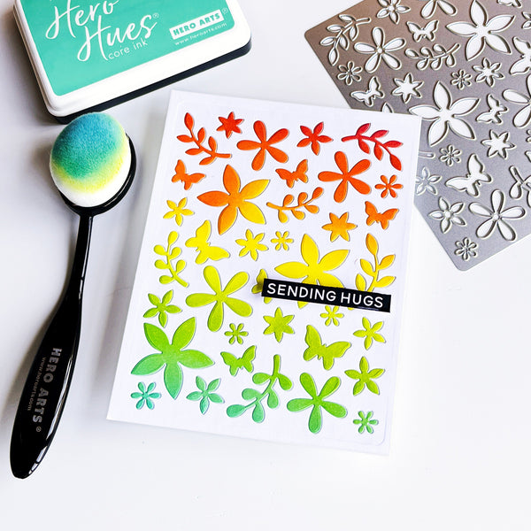 Hero Arts Flower Pattern Cover Plate Dies