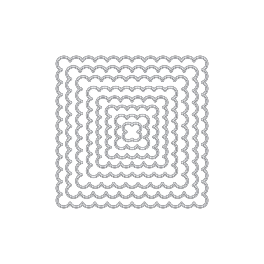 Hero Arts Square Scallop Infinity Nesting Dies