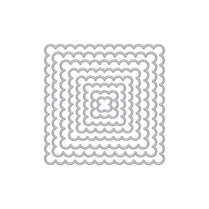 Hero Arts Square Scallop Infinity Nesting Dies