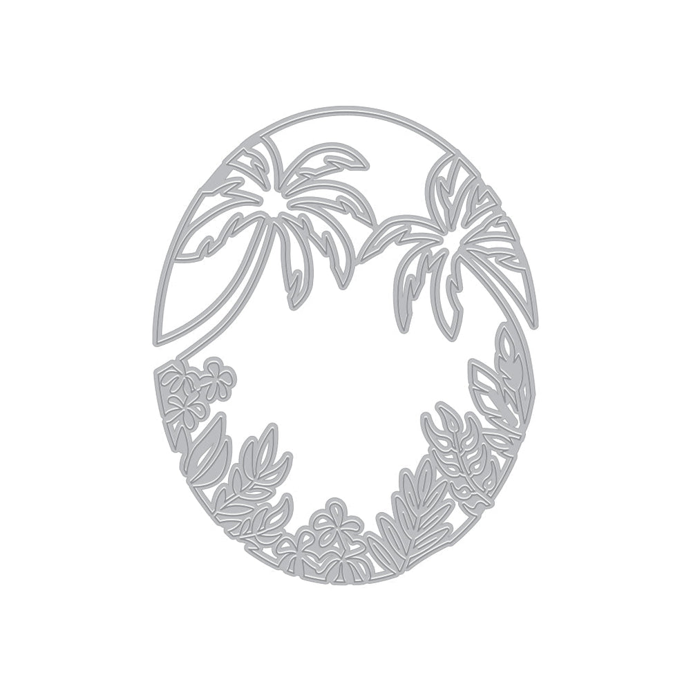 Hero Arts Tropical Foliage Window Fancy Dies