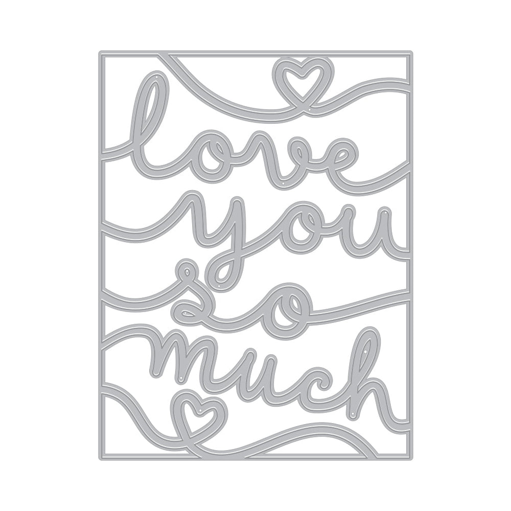 Hero Arts Love You So Much Cover Plate Dies