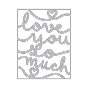 Hero Arts Love You So Much Cover Plate Dies
