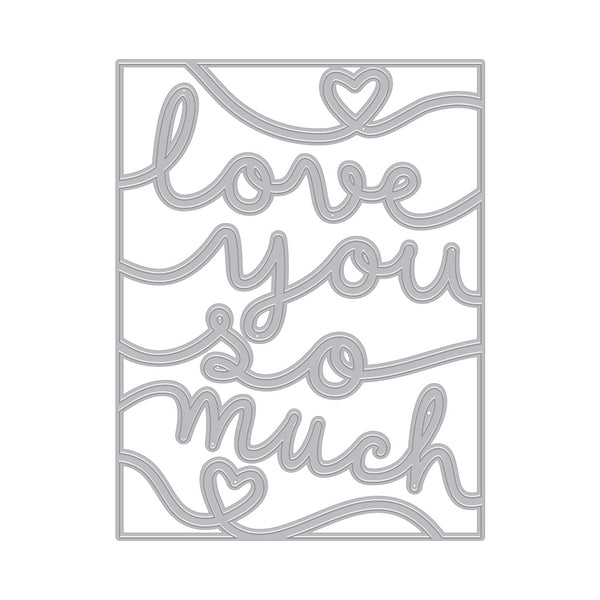 Hero Arts Love You So Much Cover Plate Dies