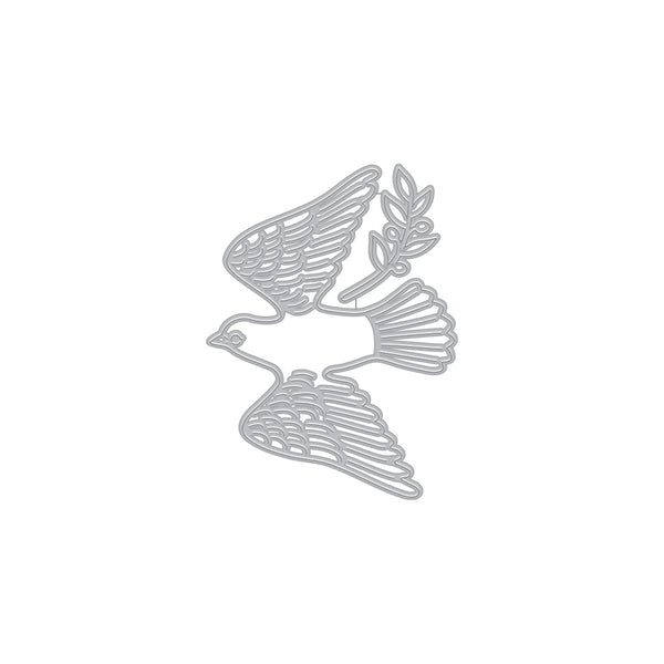 Hero Arts Dove and Olive Branch Fancy Dies