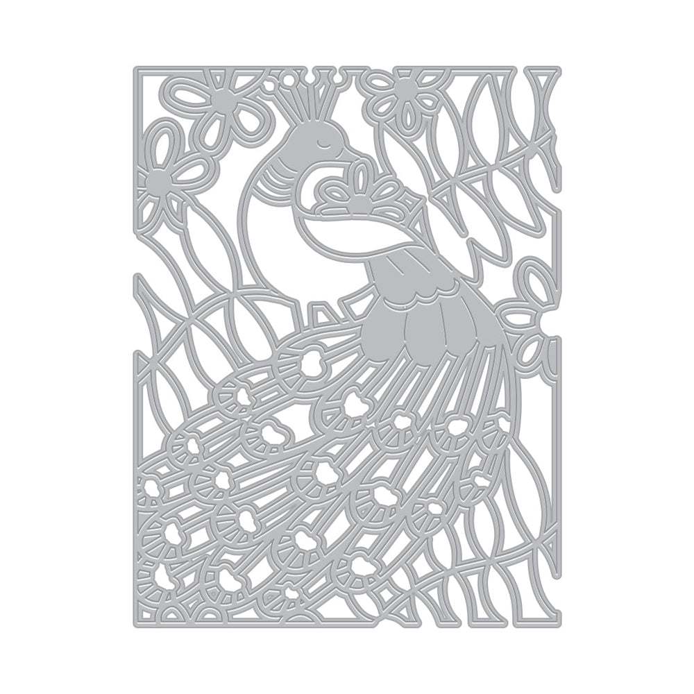 Hero Arts Peacock Cover Plate Dies