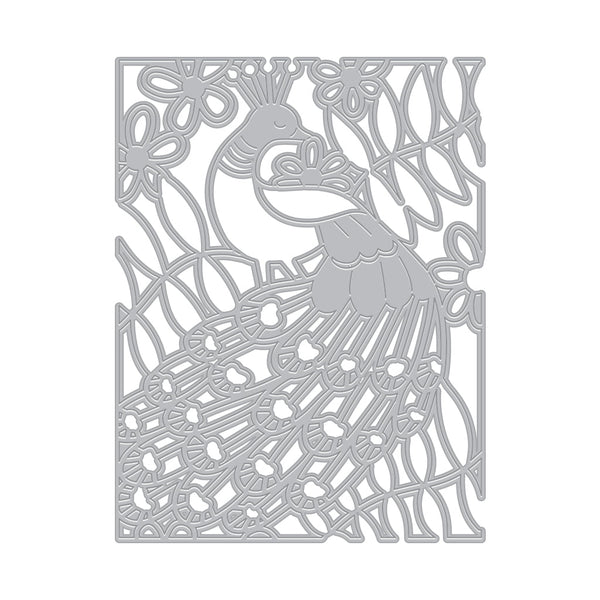 Hero Arts Peacock Cover Plate Dies