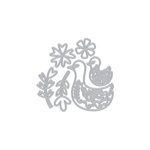 Hero Arts Bird Family Fancy Dies