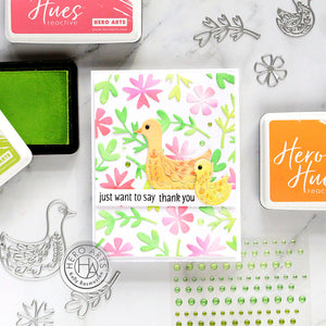 Hero Arts Bird Family Fancy Dies