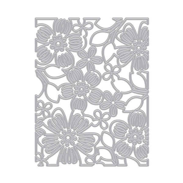 Hero Arts Floral Pattern Cover Plate Die