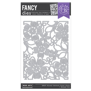 Hero Arts Floral Pattern Cover Plate Die