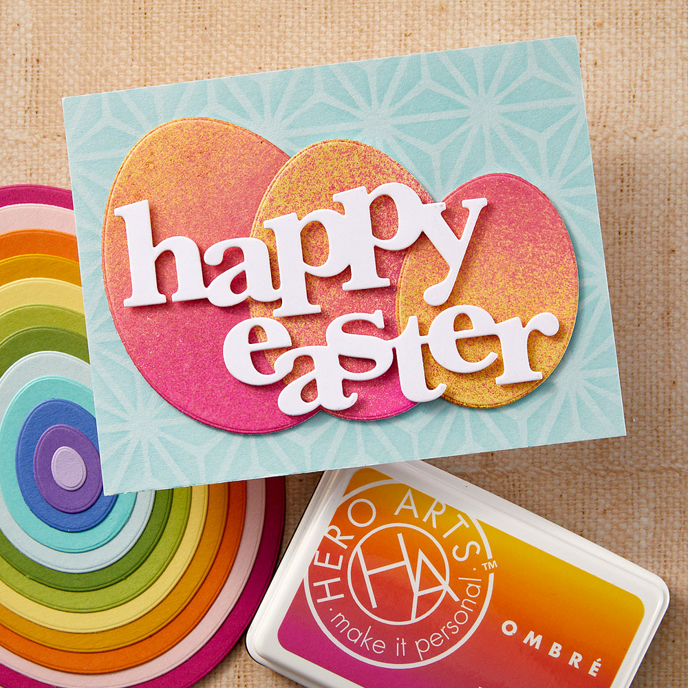 Hero Arts Happy Easter Stamp & Cut XL