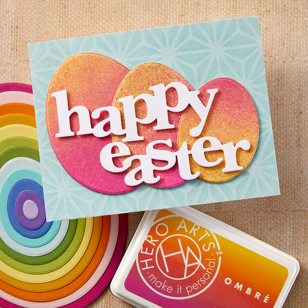 Hero Arts Happy Easter Stamp & Cut XL