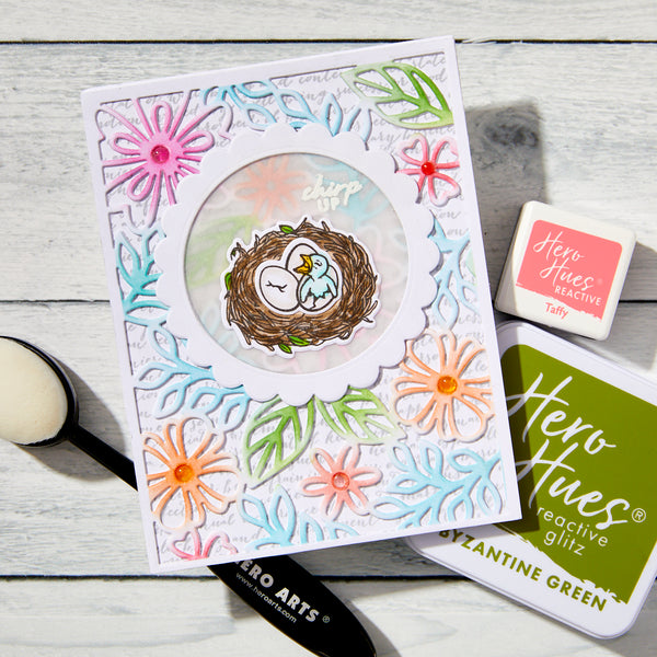 Hero Arts Spring Floral Cover Plate Die