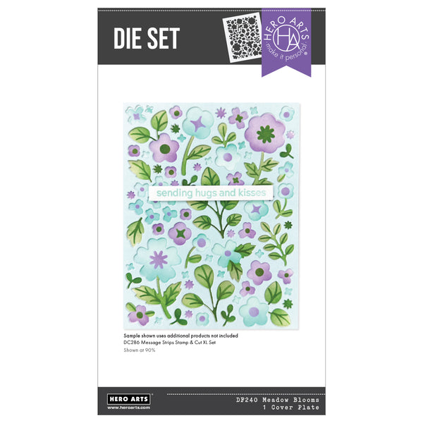 Hero Arts Meadow Blooms Cover Plate Die