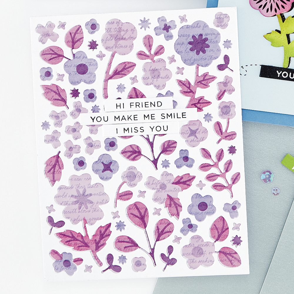 Hero Arts Meadow Blooms Cover Plate Die