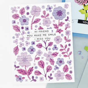 Hero Arts Meadow Blooms Cover Plate Die