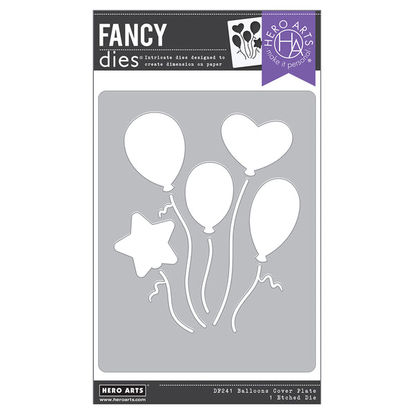Hero Arts Balloons Cover Plate Die