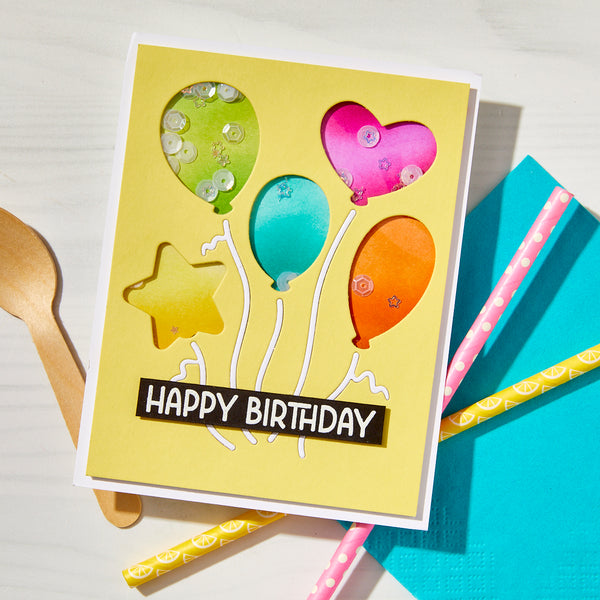 Hero Arts Balloons Cover Plate Die